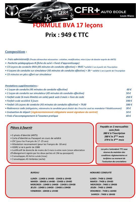 FORMULE BEA 17 LEÇONS 13H L.B